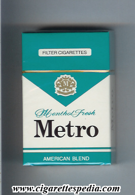 metro cigarette Metro (greek version) (American Blend Menthol Fresh) KS-20-H - Greece  (Question)