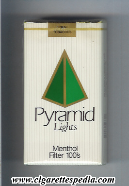 pyramid american version light design lights menthol l 20 s usa