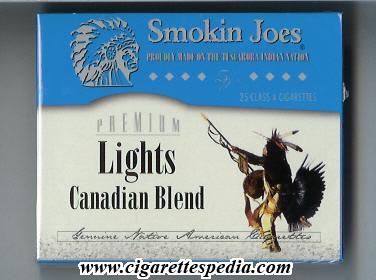 smokin joes premium canadian blend lights ks 25 b usa