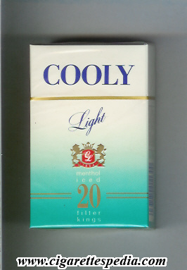 cooly light menthol iced ks 20 h norway