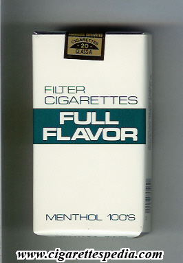 full flavor filter cigarettes menthol l 20 s usa