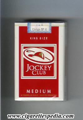 jockey club argentine version medium ks 20 s red white argentina