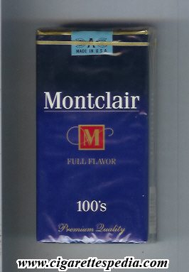 montclair m design 2 with line under montclair full flavor l 20 s usa