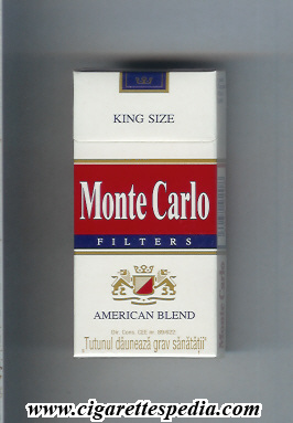 monte carlo american version emblem from below filters american blend ks 10 h roumania germany