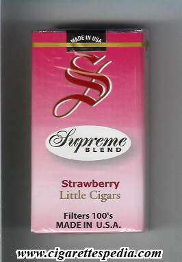 supreme american version design 2 blend little cigars strawberry l 20 s usa