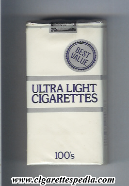 best value ultra light sigarettes l 20 s usa