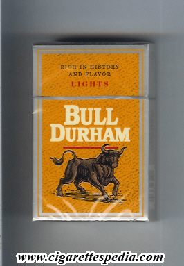 bull durham rich in history and flavor lights ks 20 h white name usa