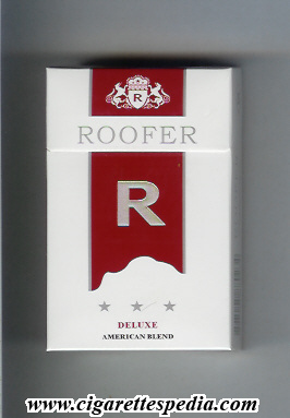roofer r deluxe american blend ks 20 h white red hong kong china