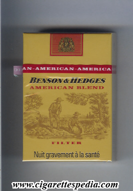 benson hedges american blend filter ks 20 h red american blend france