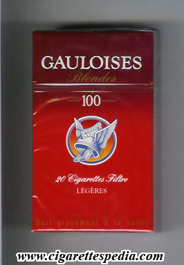 gauloises blondes with ring legeres l 20 h france