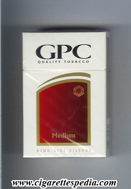 gpc design 3 quality tabacco medium ks 20 h usa