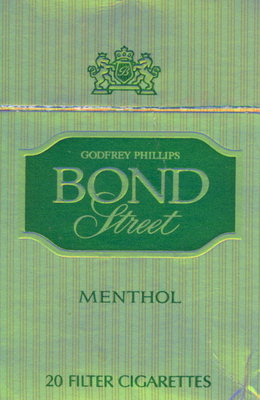 Bond Street (american version) Godfrey Phillips (Menthol) KS-20-H - USA