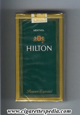 hilton brazilian version new design reserva especial menthol l 20 s brazil
