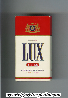 lux german version filter auslese cigaretten aromafrisch ks 3 h germany