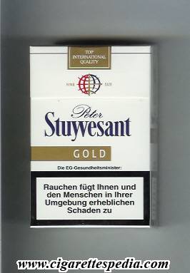 peter stuyvesant with small globe gold ks 20 h germany