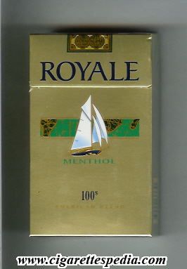 royale french version royale in the top with map american blend menthol l 20 h gold green france