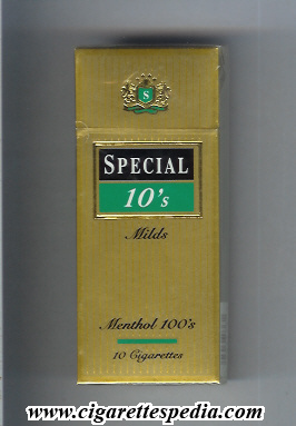 special american version mild menthol l 10 h usa