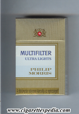 multifilter philip morris pm from above ultra lights ks 20 h hungary