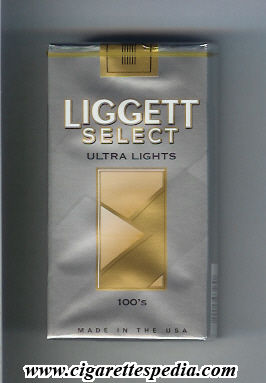 liggett select colour design ultra lights l 20 s usa