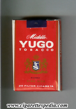 yugo middle tobacco blended ks 20 s yugoslavia macedonia