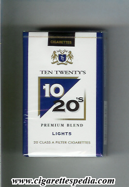 10 20 s ten twenty s premium blend lights ks 20 s usa india