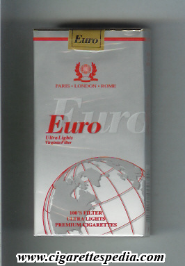 euro ultra lights virginia filter l 20 s uruguay usa