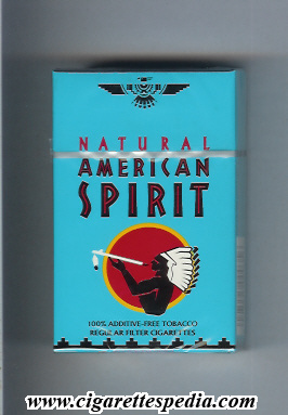 natural american spirit regular ks 20 h blue usa