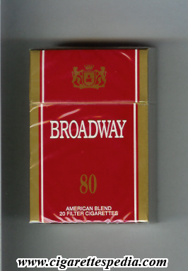 Broadway (israeli version) (American Blend) KS-20-H (red and gold) - Israel 