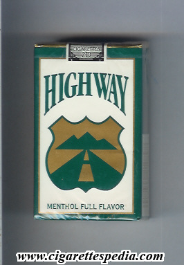 highway menthol full flavor ks 20 s usa