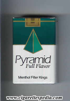pyramid american version colour design full flavor menthol ks 20 s usa