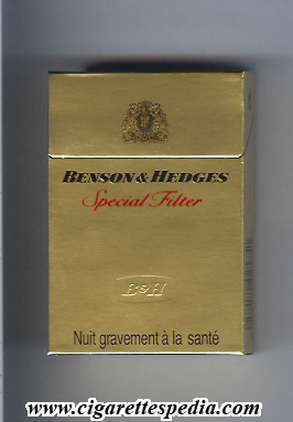 benson hedges special filter ks 20 h special filter in the middle france