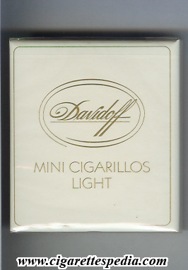 davidoff mini cigarillos light ks 20 b switzerland