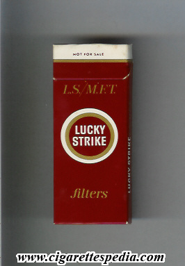 lucky strike l s m f t filters ks 4 h red usa