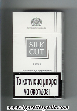 silk cut l 20 h white silver greece england