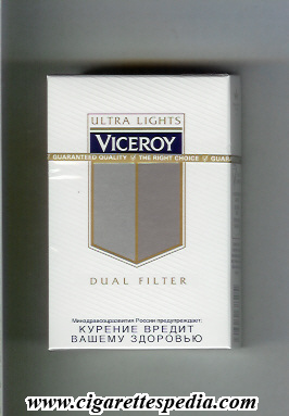 viceroy with flag in the middle ultra lights dual filter ks 20 h russia usa