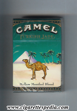 camel turkish jade mellow menthol blend ks 20 h usa