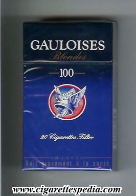 gauloises blondes with ring l 20 h france