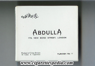 abdulla turkish no 11 s 10 b white england