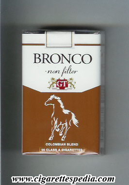 bronco colombian version colombian blend non filter ks 20 s usa colombia