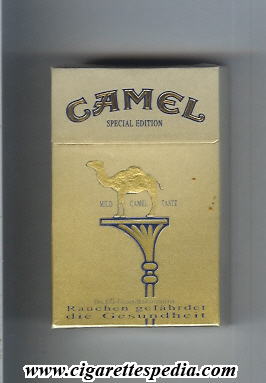 camel special edition mild camel taste ks 20 h germany usa
