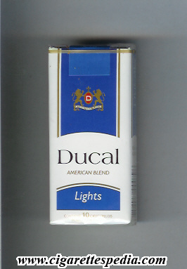ducal peruvian version american blend lights ks 10 s peru
