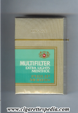 multifilter philip morris pm in the middle extra lights menthol ks 20 h hungary usa