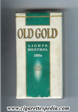 old gold design 2 gold name lights menthol l 20 s usa