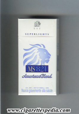 ms eti 821 american blend superlights ks 10 h italy