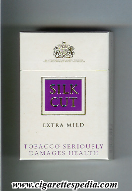 silk cut extra mild ks 20 h white violet england