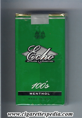 echo american version menthol l 20 s usa