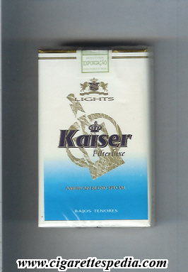 kaiser brazilian version lights filter luxe american blend special ks 20 s white blue brazil