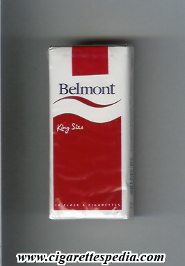 belmont chilean version with wavy top king size ks 10 s red white chile