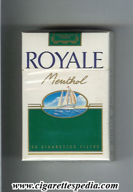 royale french version royale in the top with ocean menthol ks 20 h white green france