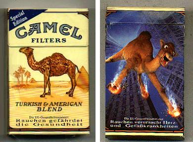 limited edition camel cigarettes Camel Filters (Special Edition - 'Fallendes Camel') KS-19-H - Germany